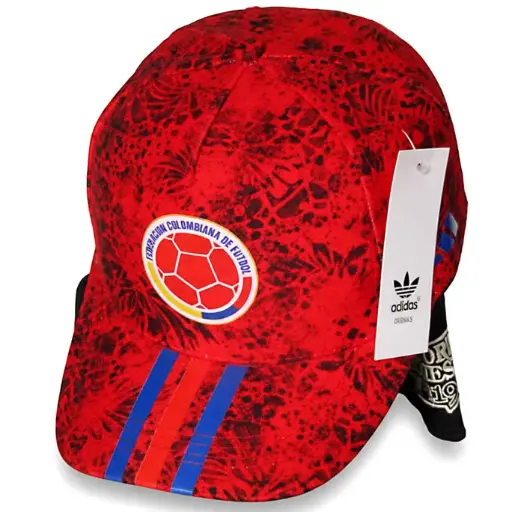 [G560] Gorra Selección Colombia Camuflada Antifluido roja