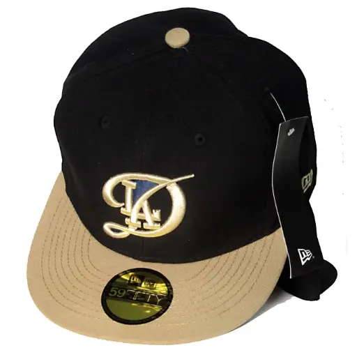 [G573] Gorra LA Dodgers World Series New Era Tubular Plana negra
