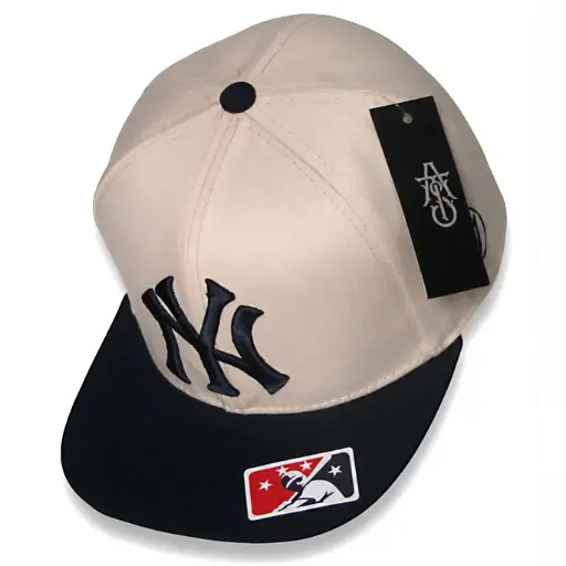 [G577] Gorra NY Yankees TASARA Tubular Plana beige