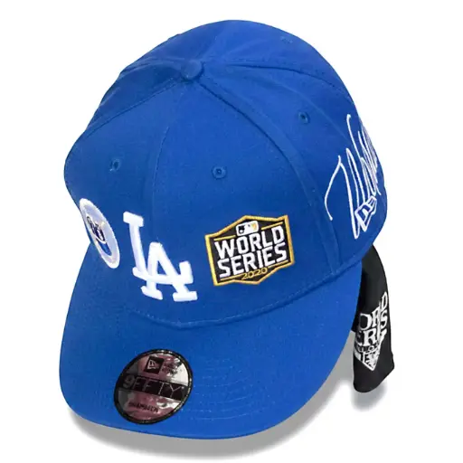 [G599] Gorra LA Dodgers World Series 2020 Champions Beisbolera azul