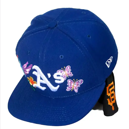 [G603] Gorra Oakland Athletics World Series 1994 Plana azul