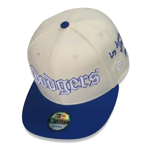 [G607] Gorra LA Dodgers Anniversary Plana beige